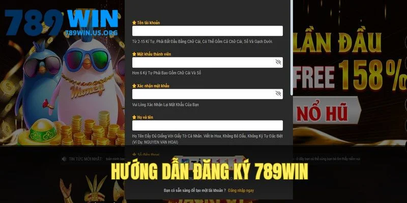 Hướng dẫn đăng ký 789win