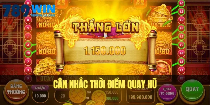 Cân nhắc thời điểm quay hũ